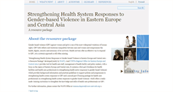 Desktop Screenshot of health-genderviolence.org